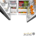 فضا داخلی یخچال فریزر توشیبا RS780WI-PGF(22)