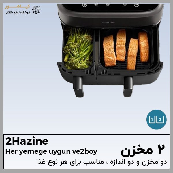 سرخ کن دوقلوی فیلیپس NA350
